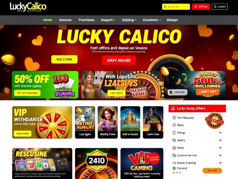 Welcome to Lucky Calico, your premier destination for trusted online gambling. Explore slots, poker, blackjack, and live dealer games—all with exclusive bonuses and top-tier security.